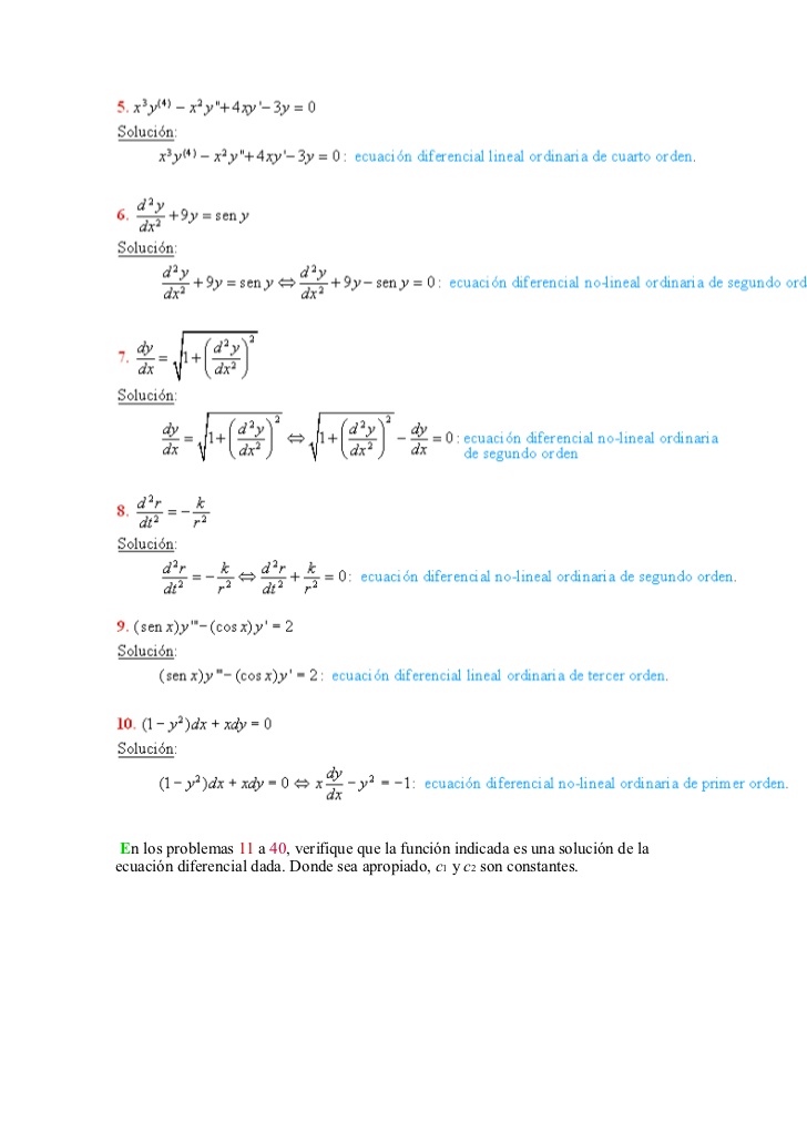 Solucionario ecuaciones diferenciales dennis zill 9 edicion pdf gratis 2017